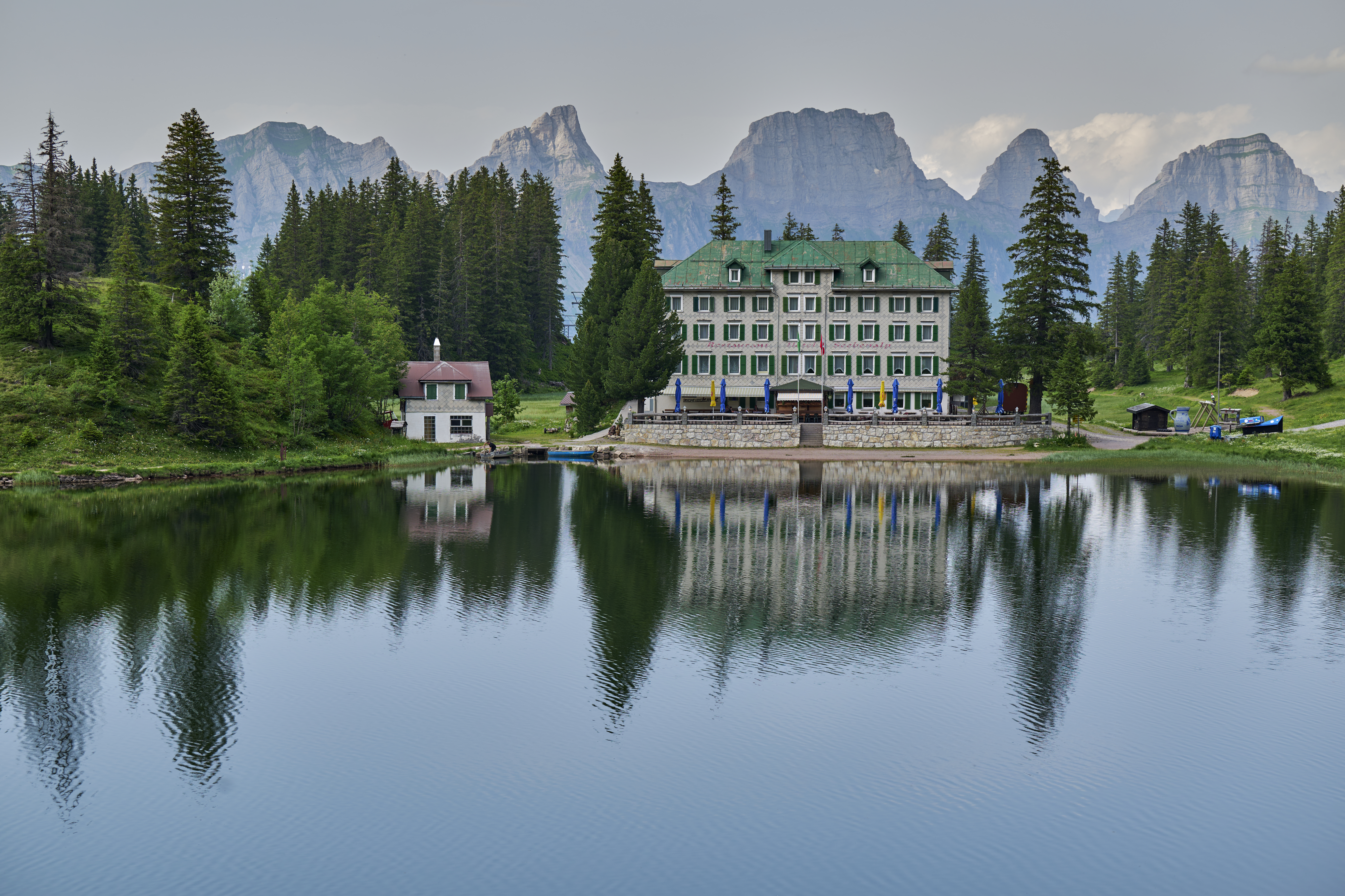  L'hôtel de montagne Seebenalp sur le Flumserberg 