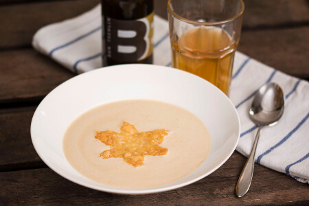 Soupe crémeuse à la bière