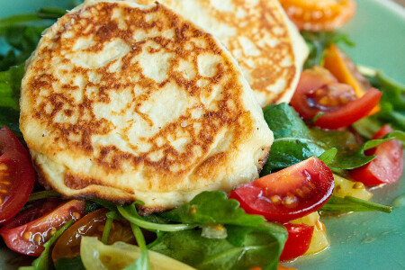 Galettes au Schabziger et à la ricotta