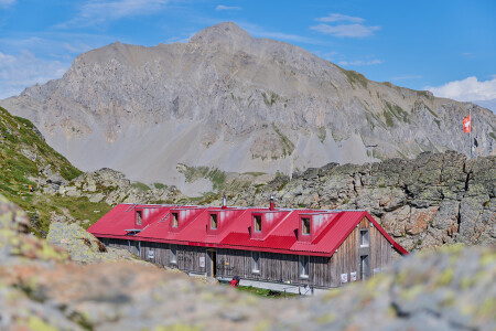 La Cabanne du Demècre au-dessus de Fully dans le Bas-Valais